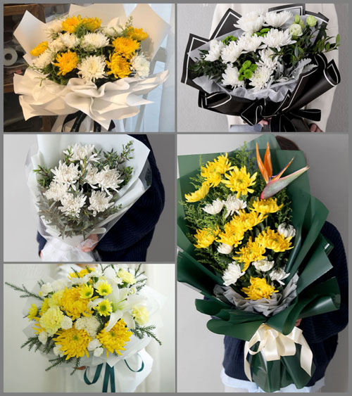 贵州毕节市织金县板桥镇龙井村白事花束代送